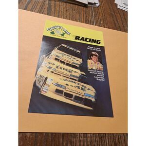 Vintage 1989 Michael Waltrip Country Time Racing Driver Card NASCAR Pontiac